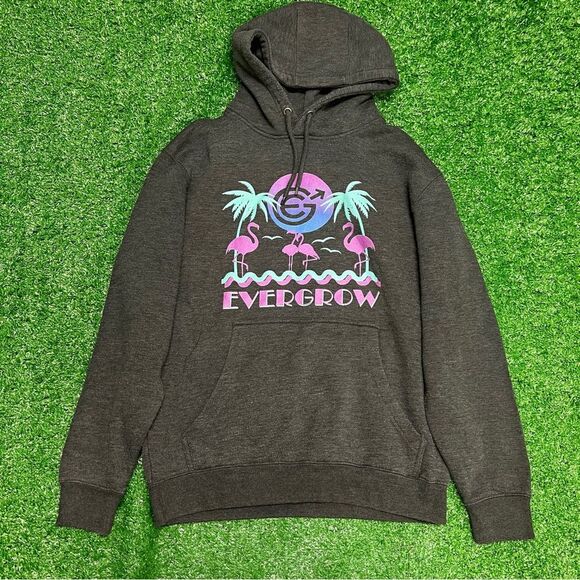 Lane Seven Evergrow Grey Hoodie Size Medium - Picture 1 of 9